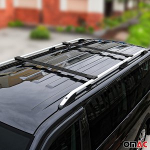 Jeep Grand Cherokee Roof Rack Cross Bars - Omac - Elegance V1 - Black - '05-'10